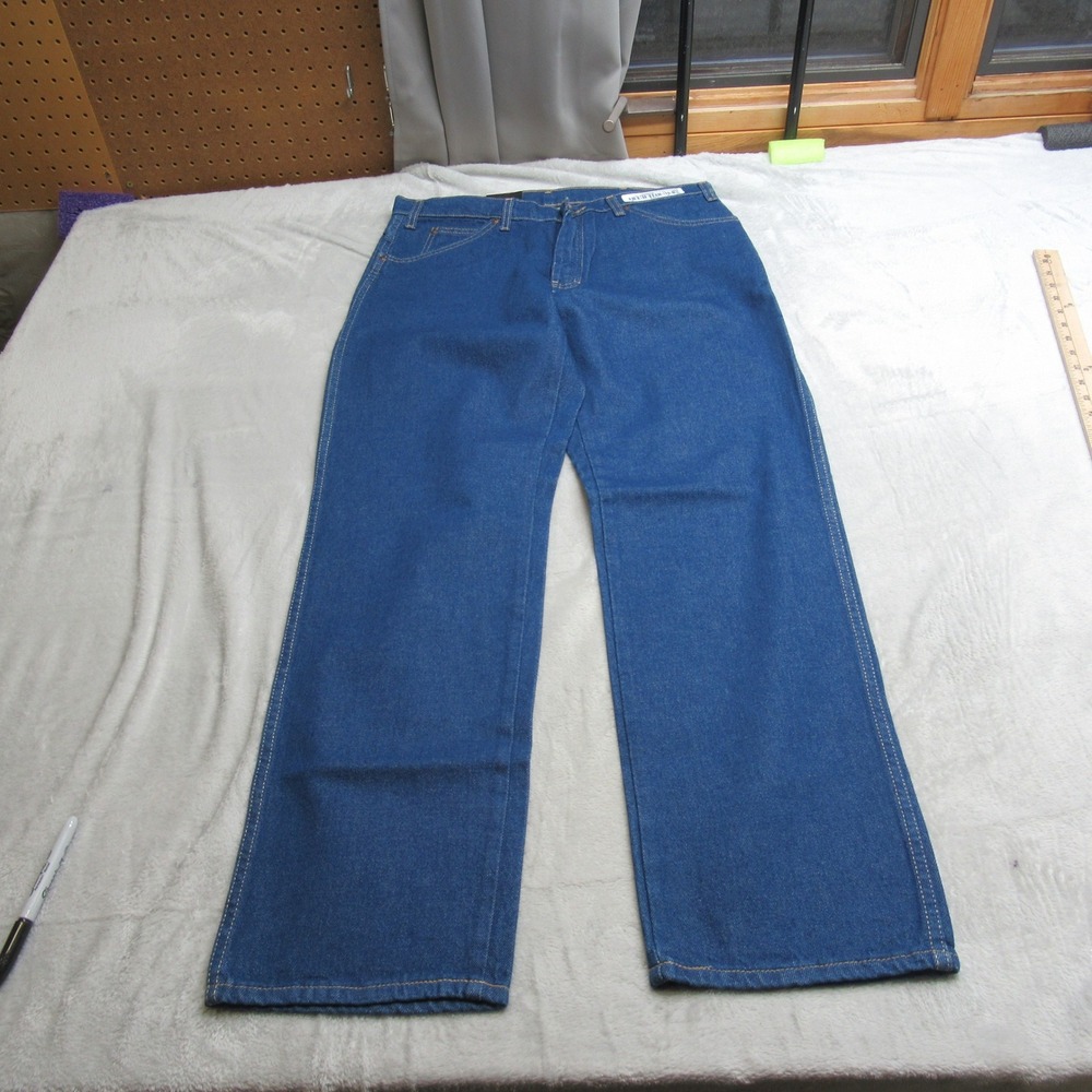 Dickies Jeans Mens 32x32 Blue‎ Denim Regular Straight Leg Workwear C994RNB NEW